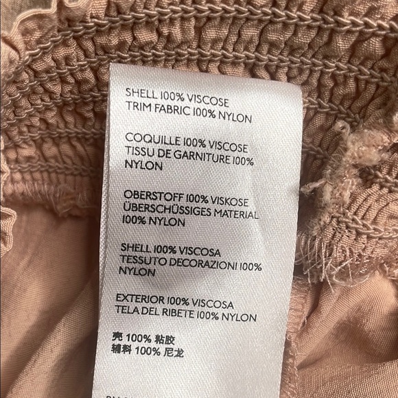 Anthropologie Maeve Blush Sequin Embellished Blouse - Picture 9 of 9